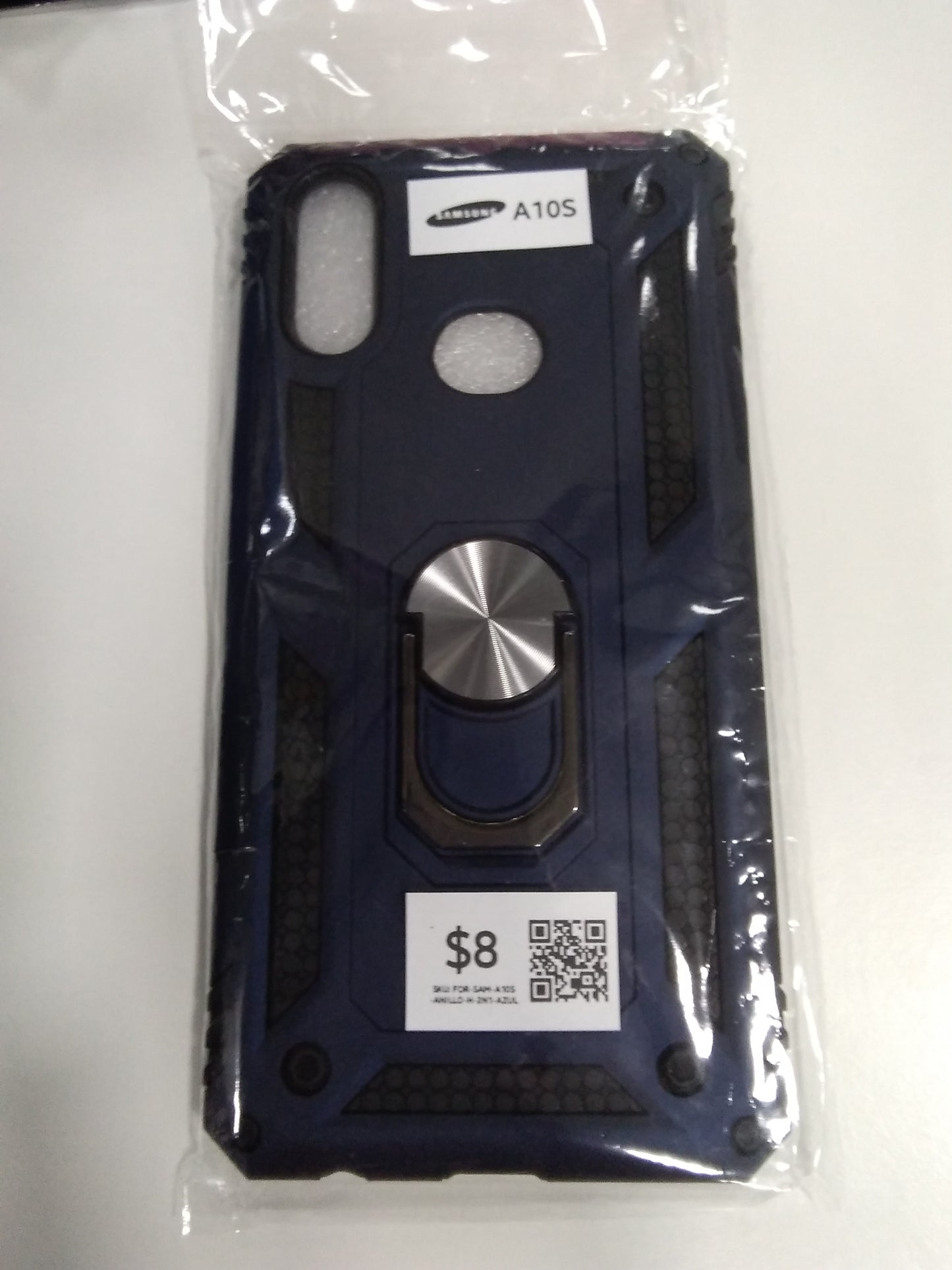 Forro Protector para Samsung A10S - Diseño Armadura, Anillo/Iman