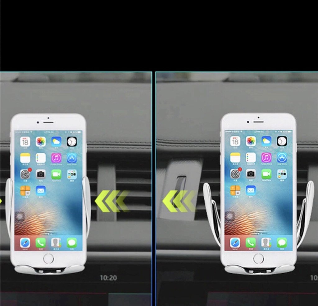 Cargador Vehicular - Montaje para Carro Wireless con sujeción automática - Smart Sensor S5