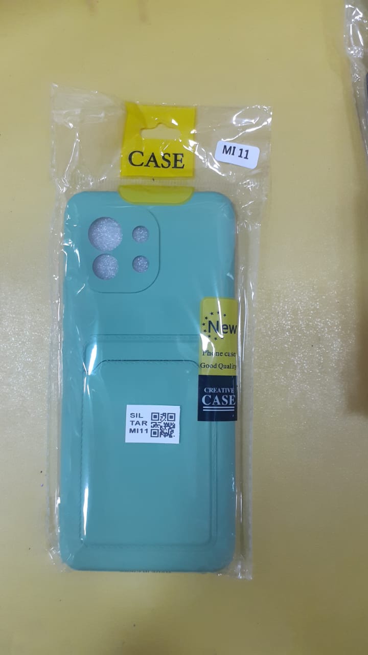 Forro para Xiaomi Mi 11 - Silicona con Tarjetero