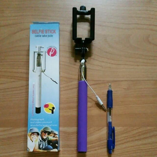 Monopod Sencillo con Entrada de Audio - Selfie Stick