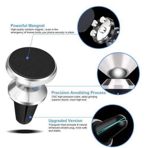 Montura Soporte Magnetico - Magnetic Car Air Vent - MCAV