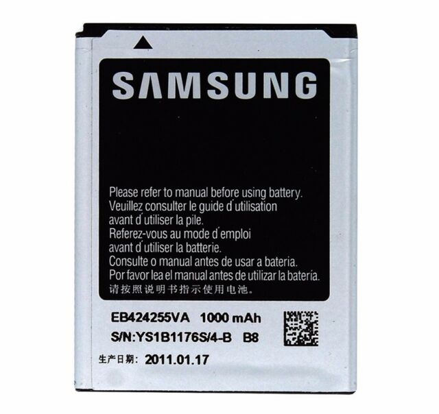 Bateria Samsung EB-424255VA 1000 mAh para Samsung Corby II, Samsung S3350