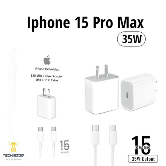 Cargador 35W USB-C Apple iPhone 15 Pro Max