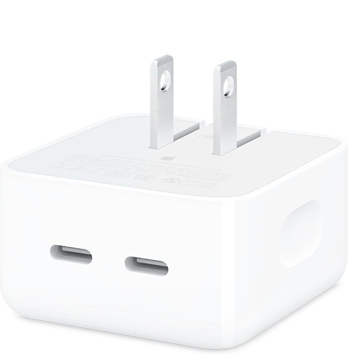 Cargador Apple 35W iPhone / iPad Dual USB-C