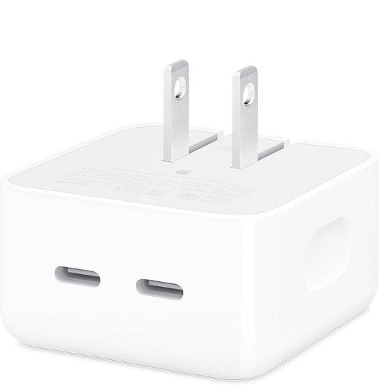 Cargador Apple 35W iPhone / iPad Dual USB-C