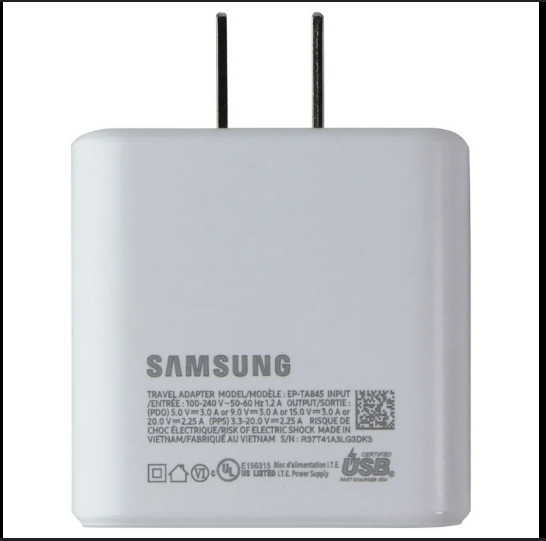 Cargador de Pared Samsung 45W USB-C (EP-TA845)