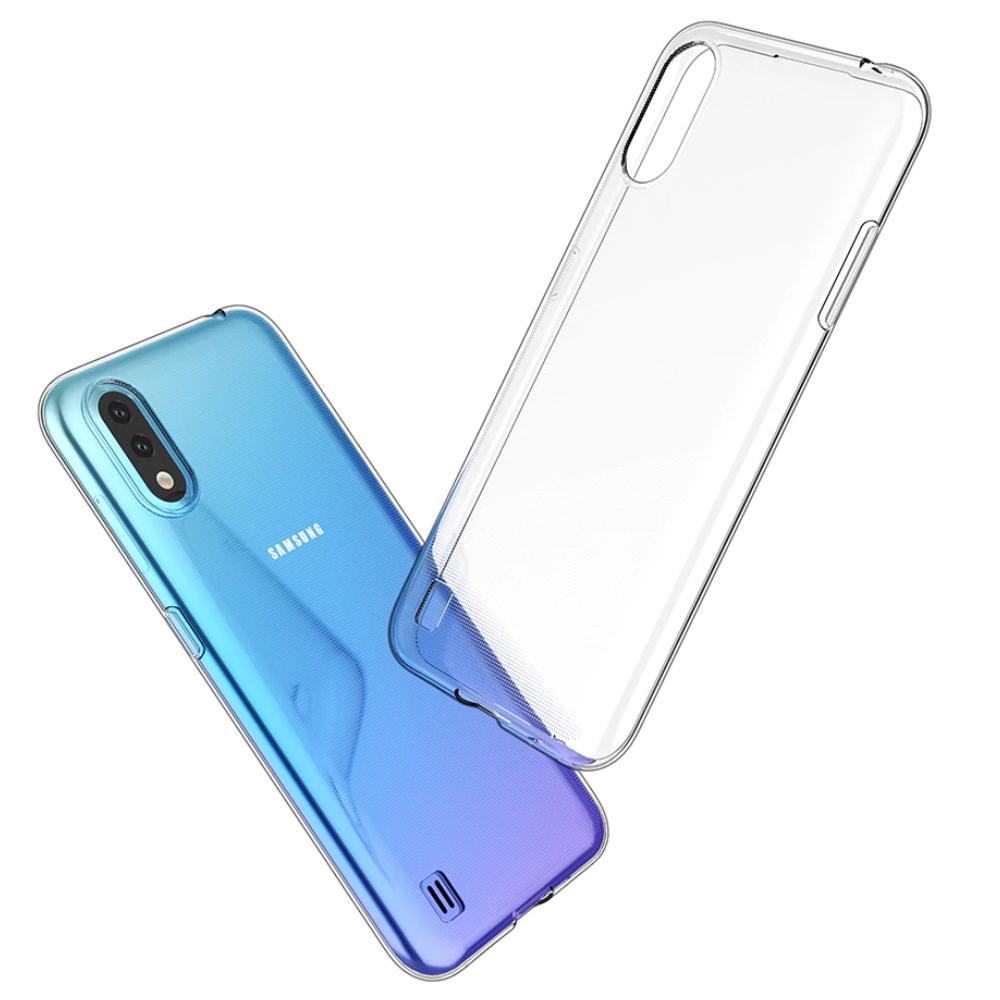Forro TPU Transparente para Samsung A01 - Goospery Mercury