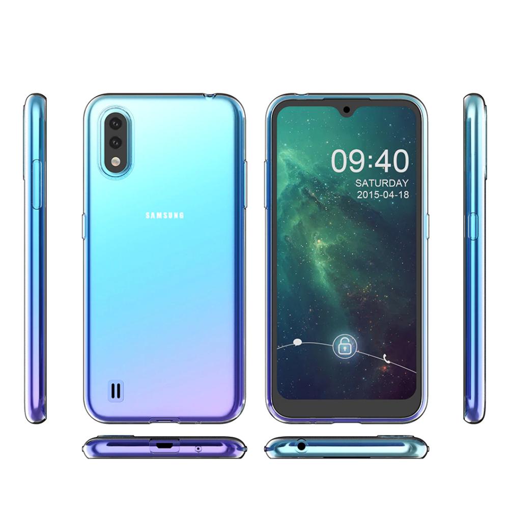 Forro TPU Transparente para Samsung A01 - Goospery Mercury