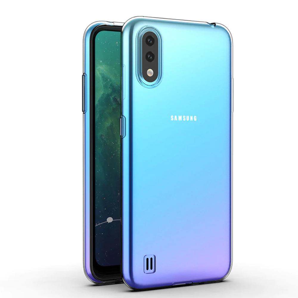 Forro TPU Transparente para Samsung A01 - Goospery Mercury