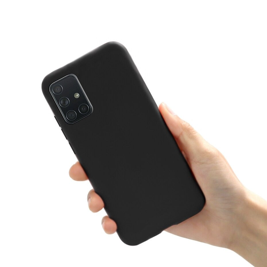 Forro Silicona Mate para Samsung Galaxy A20S - Modelo Boton