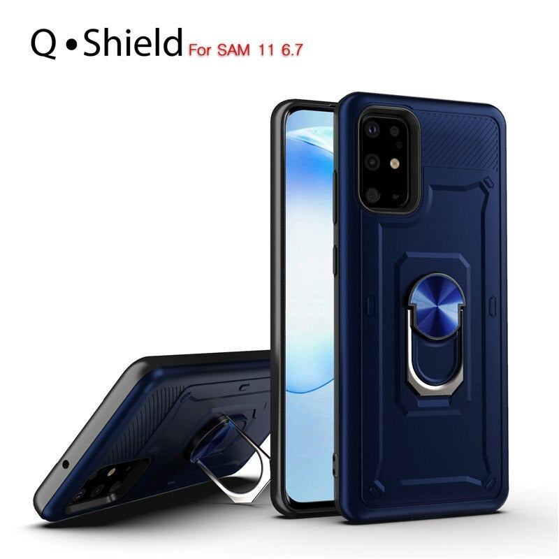 Forro Q-Shield para Samsung Galaxy A71 - Anillo Magnetico Incluye Mica 9H