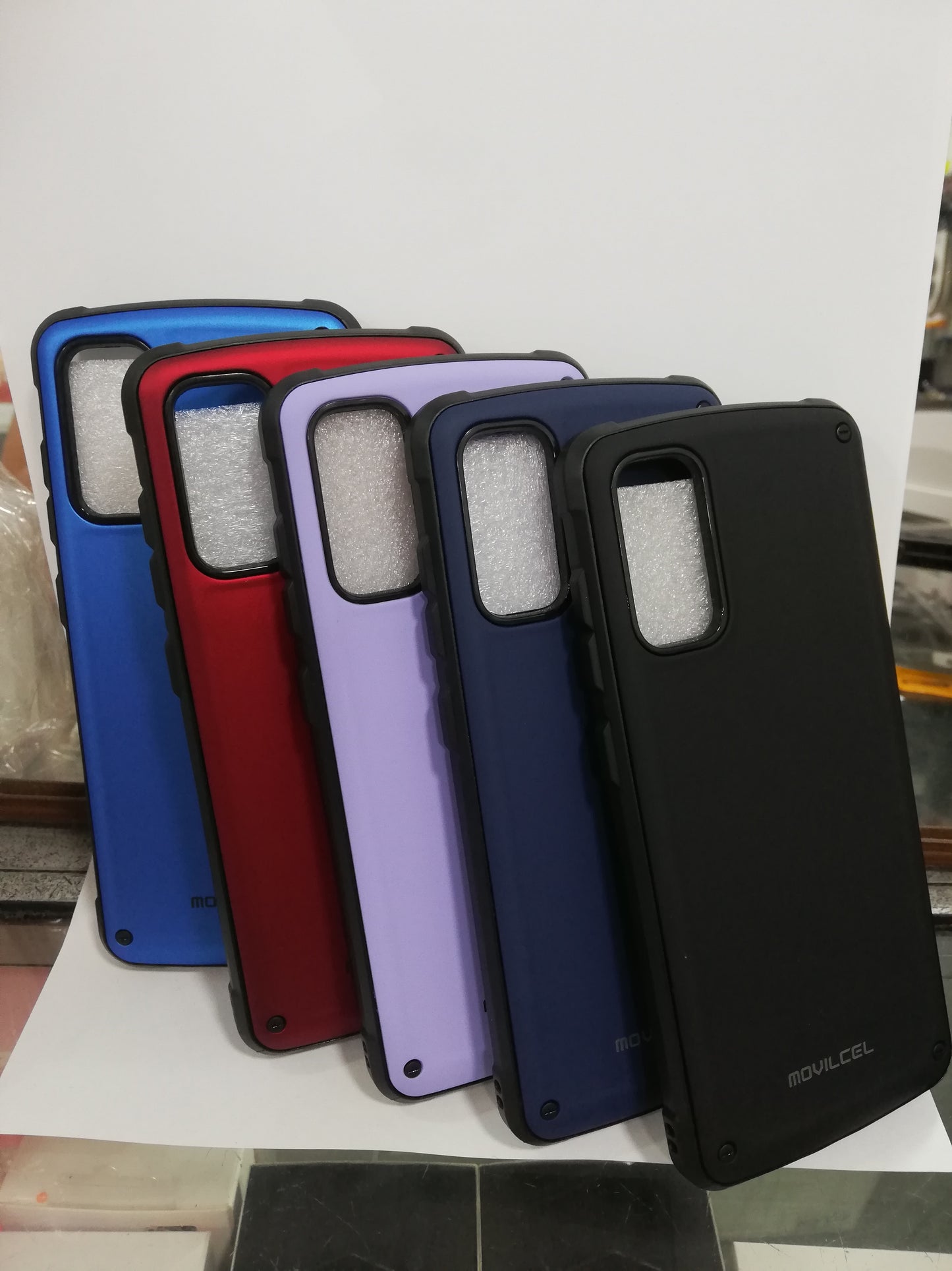 Forro Anti Golpes 2 en 1 para Samsung Galaxy S20 Plus - Acabado Mate