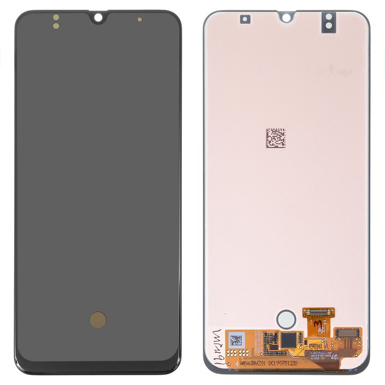 Pantalla LCD compatible con Samsung A505 Galaxy A50, negro, con cristal táctil, Original