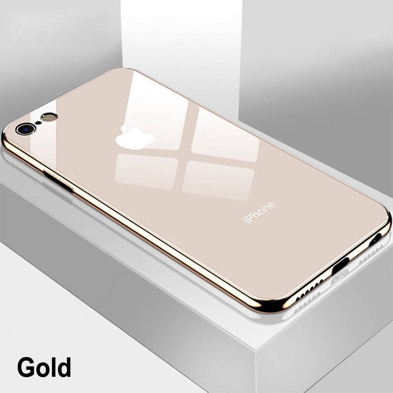 Forro Protector iPhone 11 Electro Vidrio - Luxury Glass Case