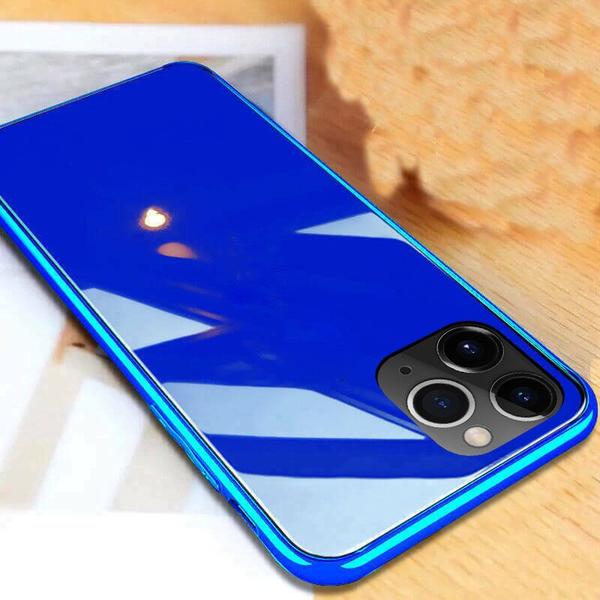 Forro Protector iPhone 11 Pro Max Electro Vidrio - Luxury Glass Case