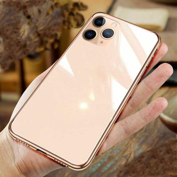 Forro Protector iPhone 11 Pro Max Electro Vidrio - Luxury Glass Case