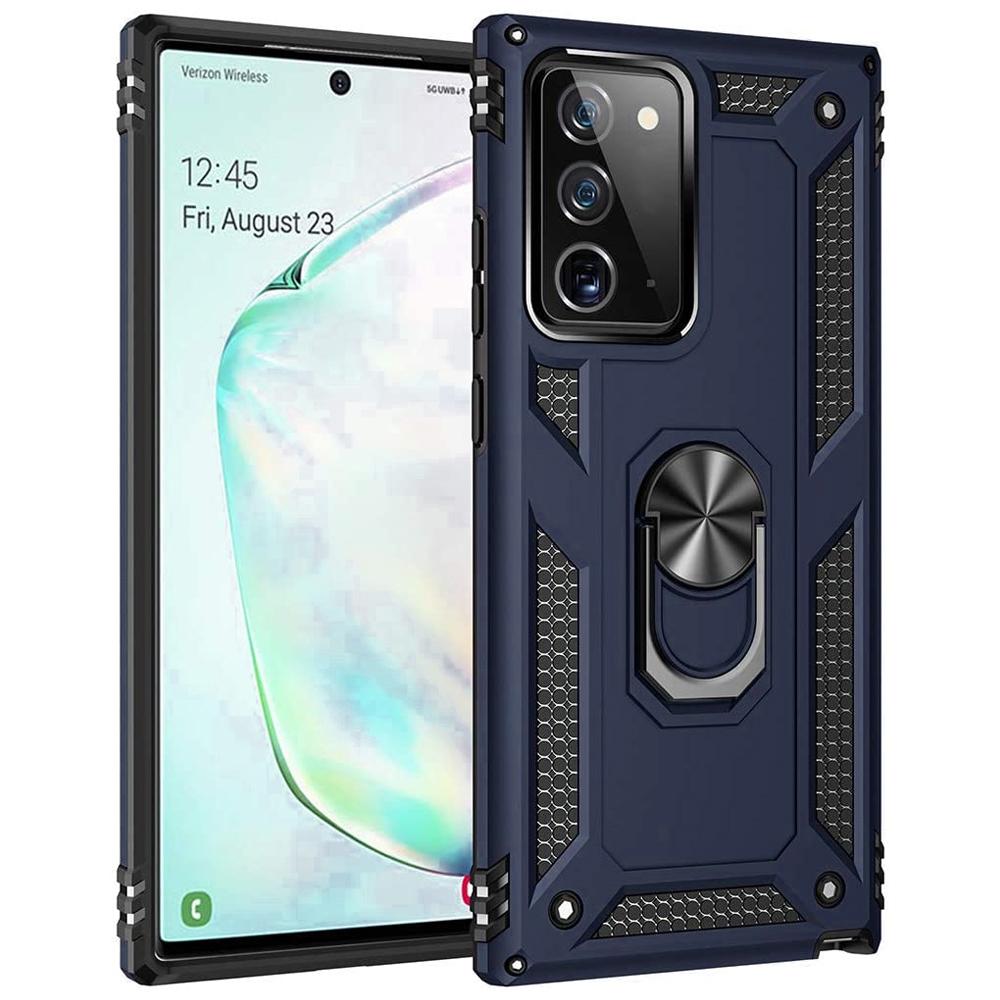 Forro Protector para Samsung Note 20 - Diseño Armadura, Anillo/Iman
