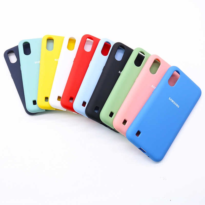 Silicone Cover Original Samsung Galaxy A01- Silky Touch