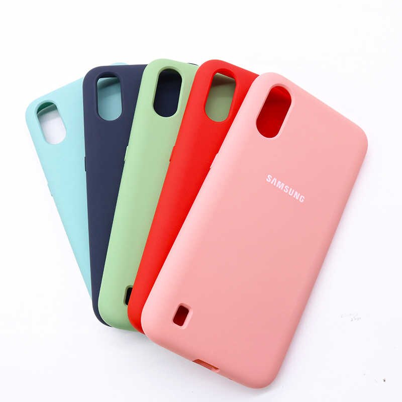 Silicone Cover Original Samsung Galaxy A01- Silky Touch