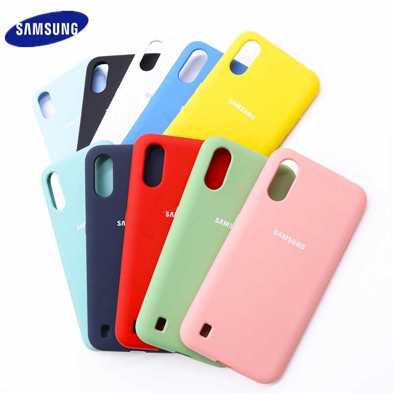 Silicone Cover Original Samsung Galaxy A01- Silky Touch