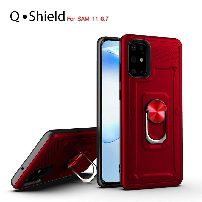 Forro Q-Shield para Samsung Galaxy A71 - Anillo Magnetico Incluye Mica 9H