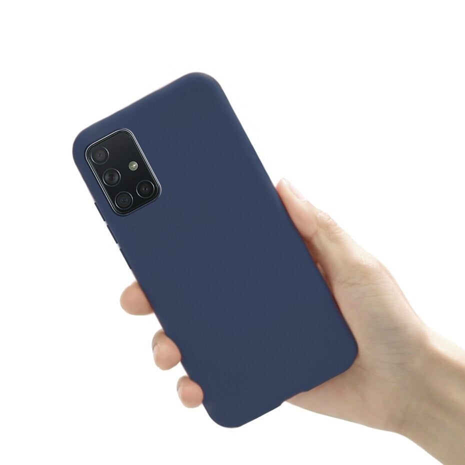 Forro Silicona Mate para Samsung Galaxy A20S - Modelo Boton