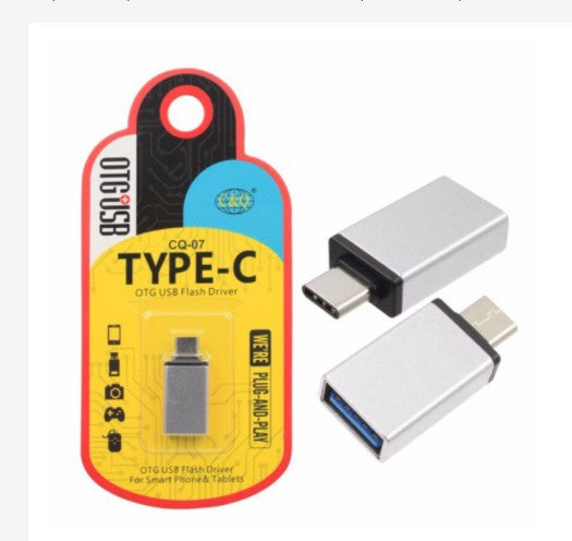 Adaptador - USB OTG PLUS USB (TIPO C / V8 / LIGHTNING)