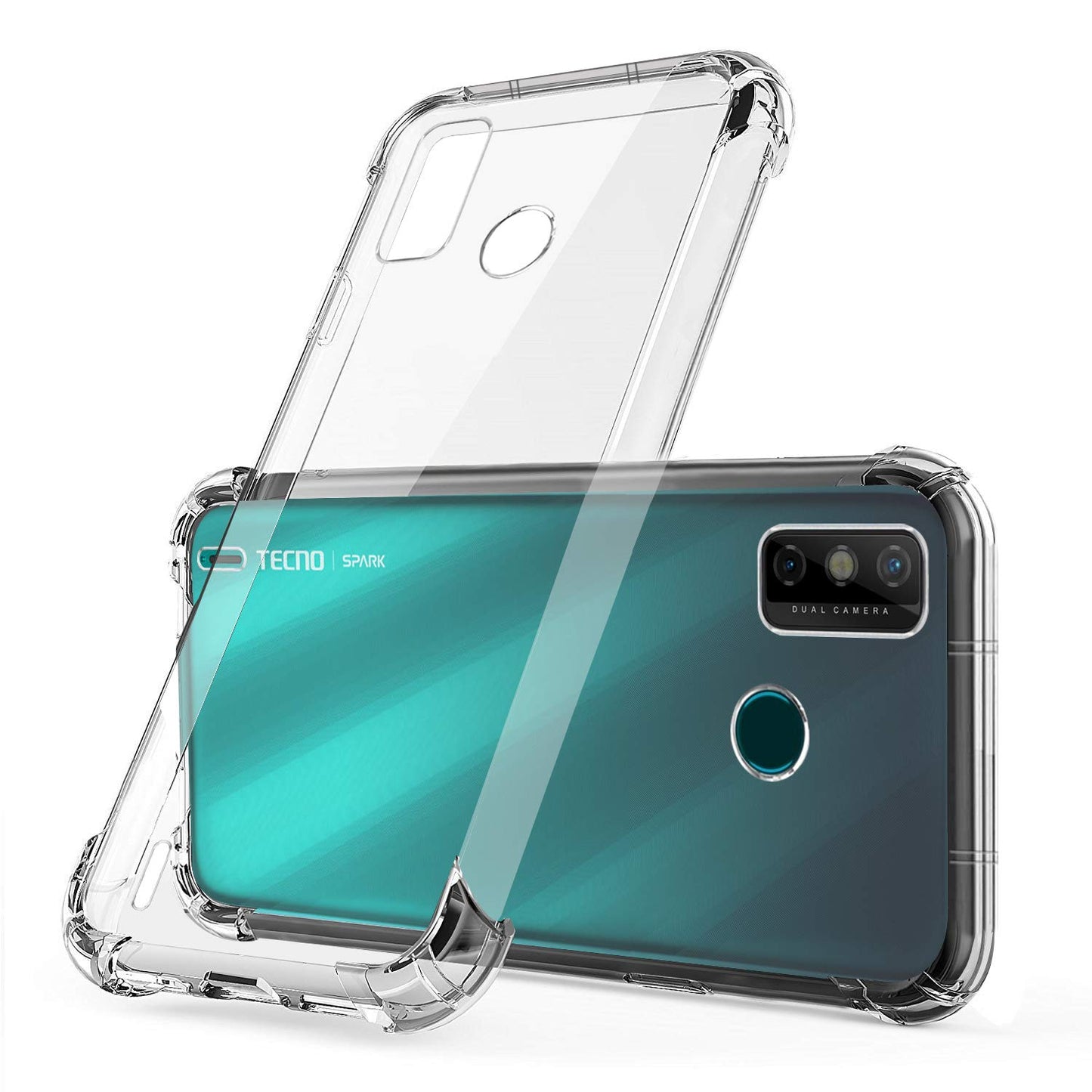 Forro Transparente para Tecno Spark 6 GO (Forro Protector Anti Golpes)