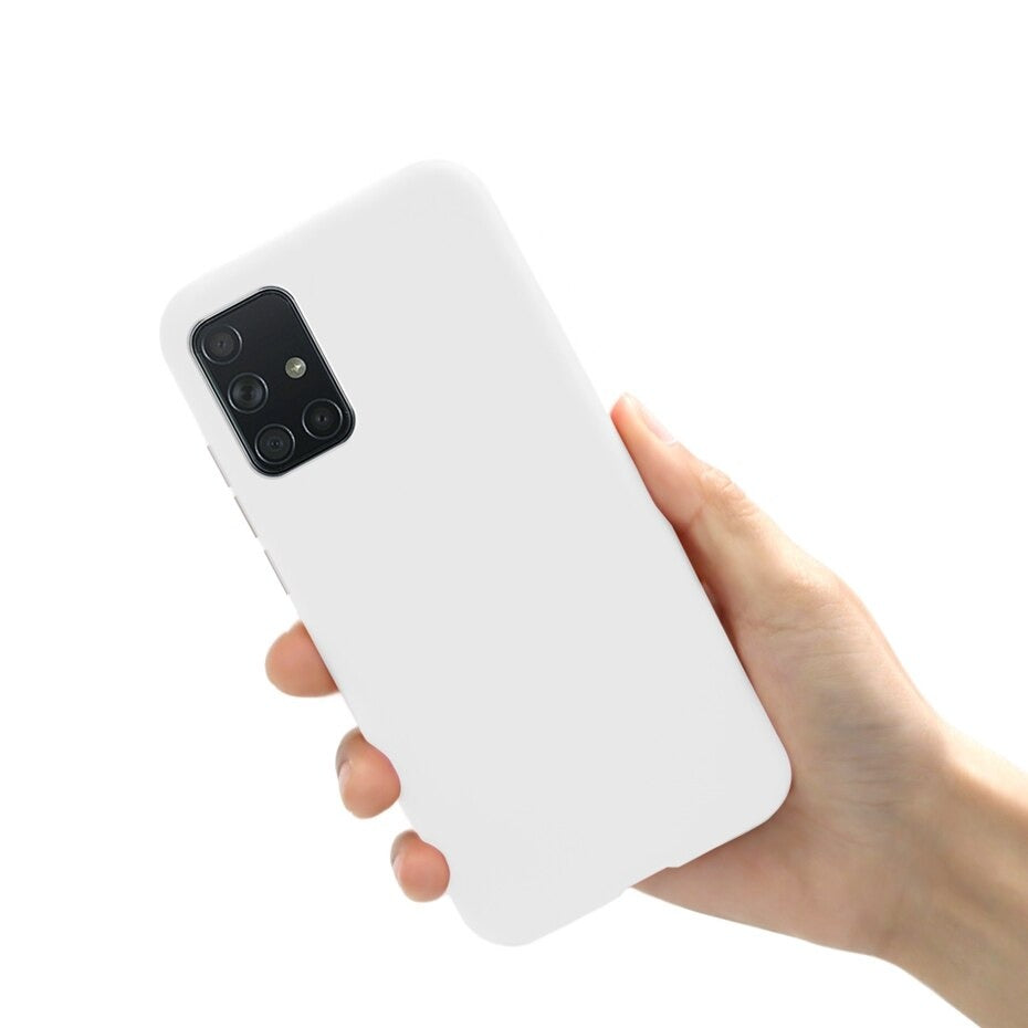 Forro Silicona Mate para Samsung Galaxy A20S - Modelo Boton