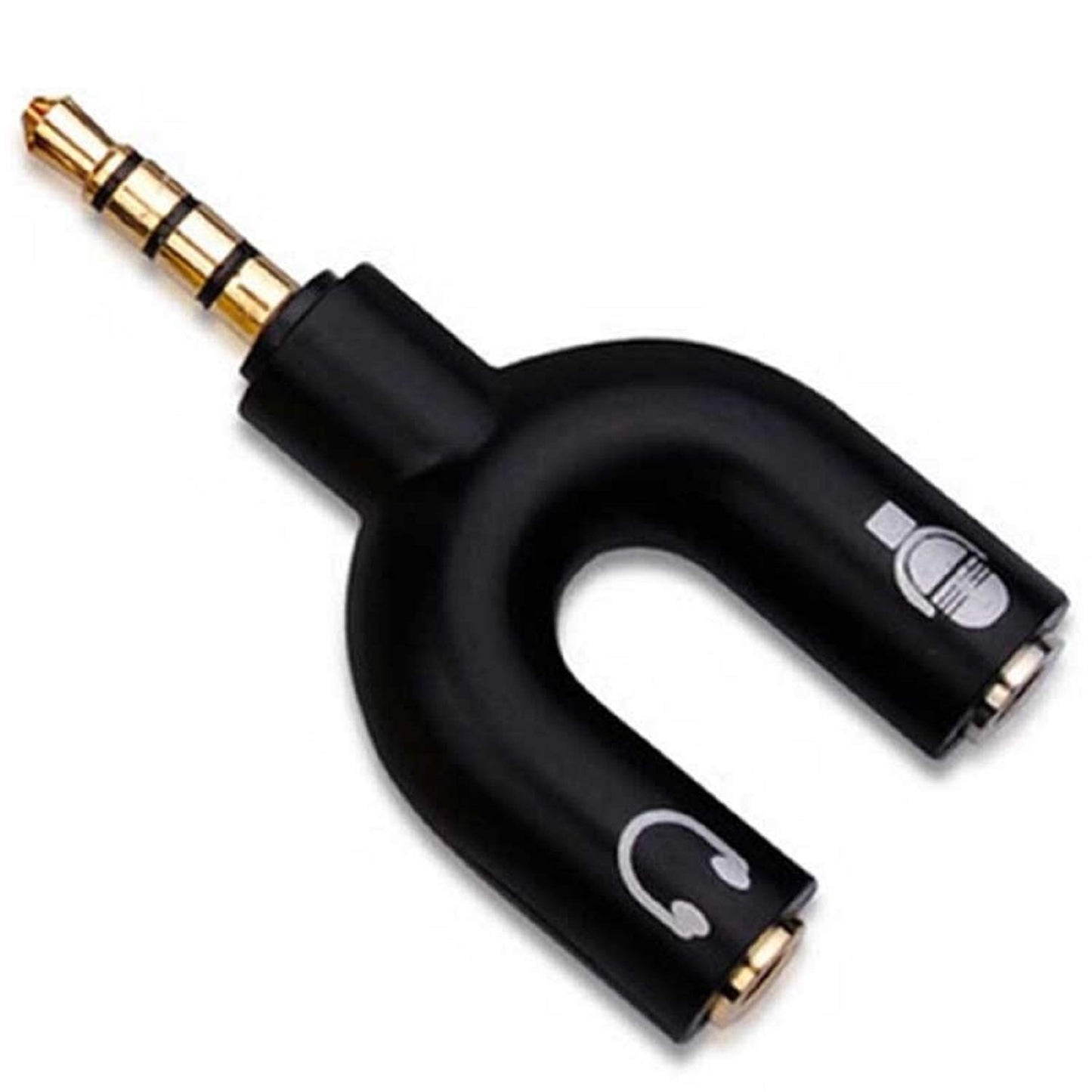 Adaptador - Divisor 3.5mm  Auricular Microfono Splitter En Y