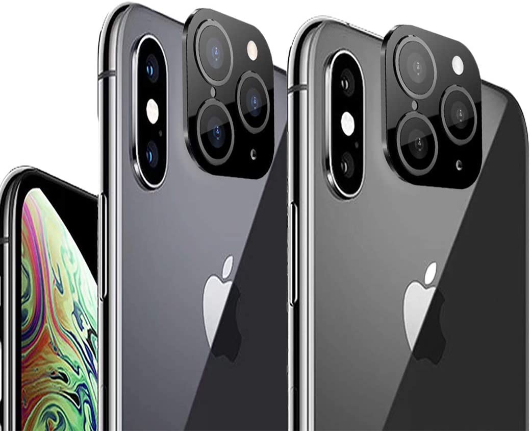 Protector Lente de Cámara de Metal para iPhone X / XS / XS  Cámara falsa Cambia a iPhone Pro / Max