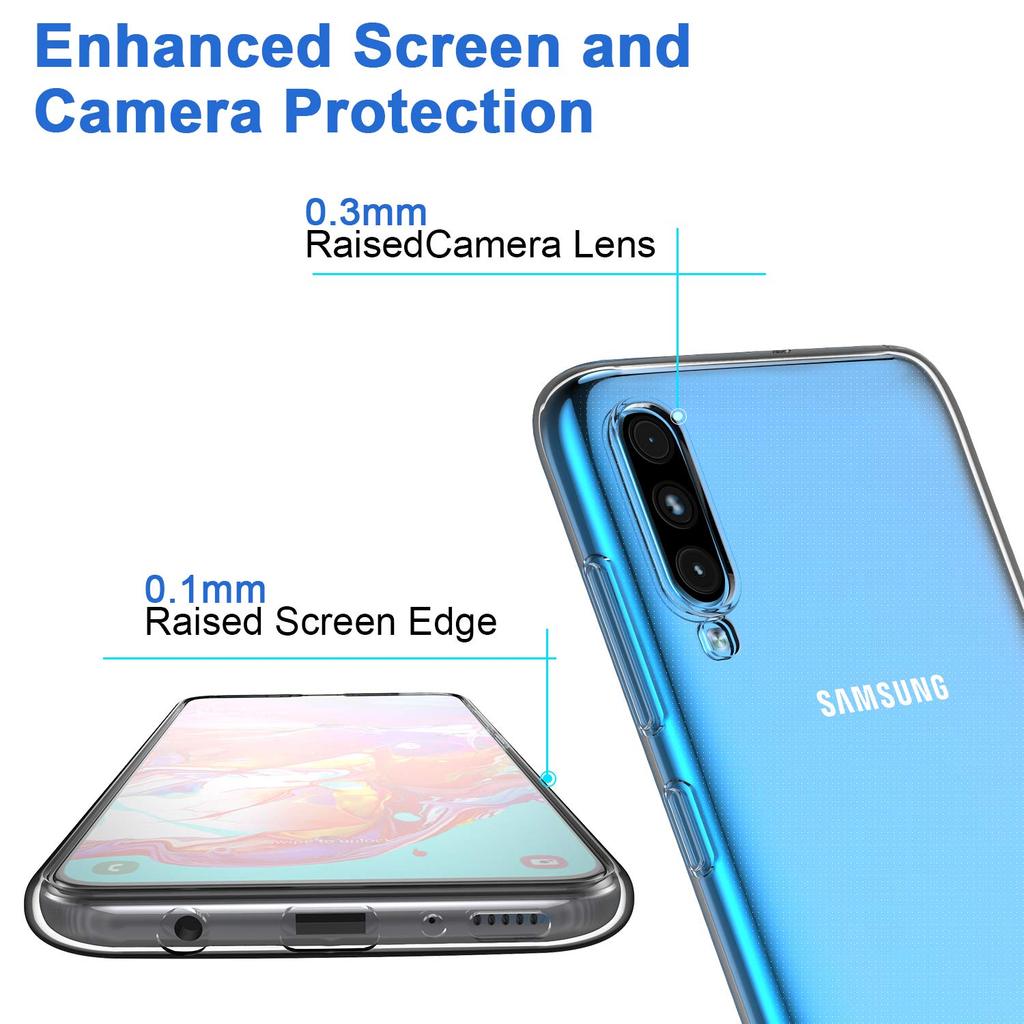 Forro TPU Transparente para Samsung A70 - Goospery Mercury