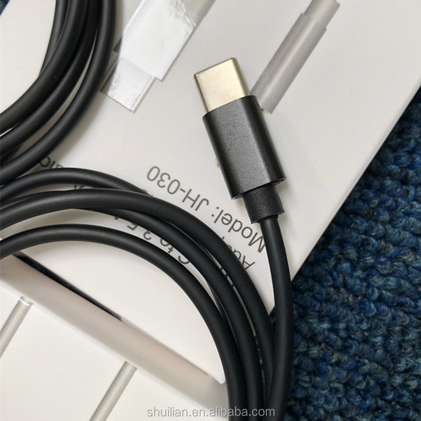 Cable - USB tipo C a 3.5mm Adaptador de Audio Aux Cable para iPhone Samsung Huawei